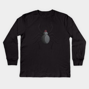 Cute Spider Kids Long Sleeve T-Shirt